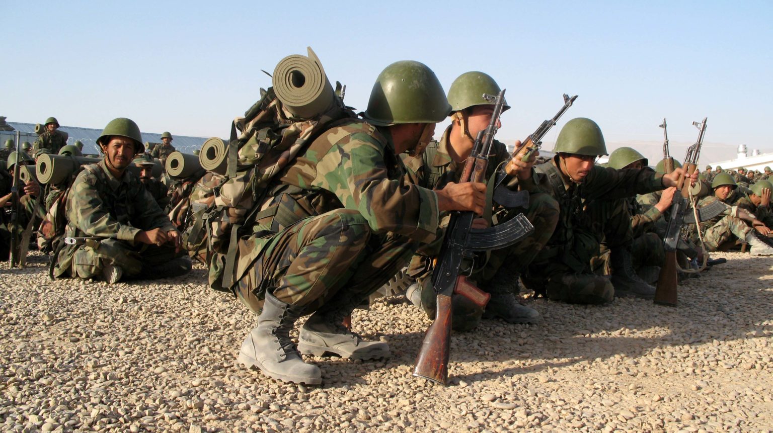 afghan army recruits