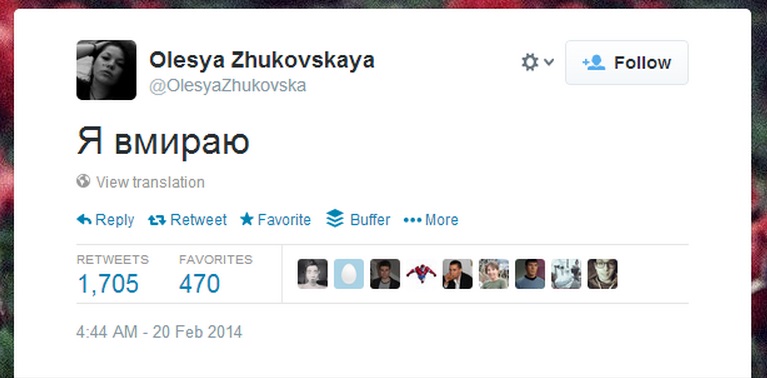 zhukovskaya tweet