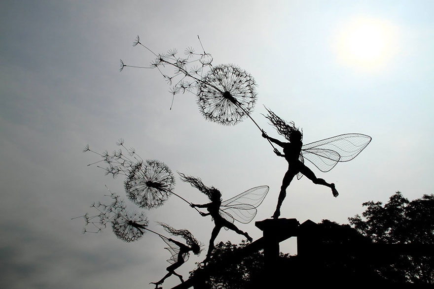 fantasywire wire fairy sculptures robin wight 1
