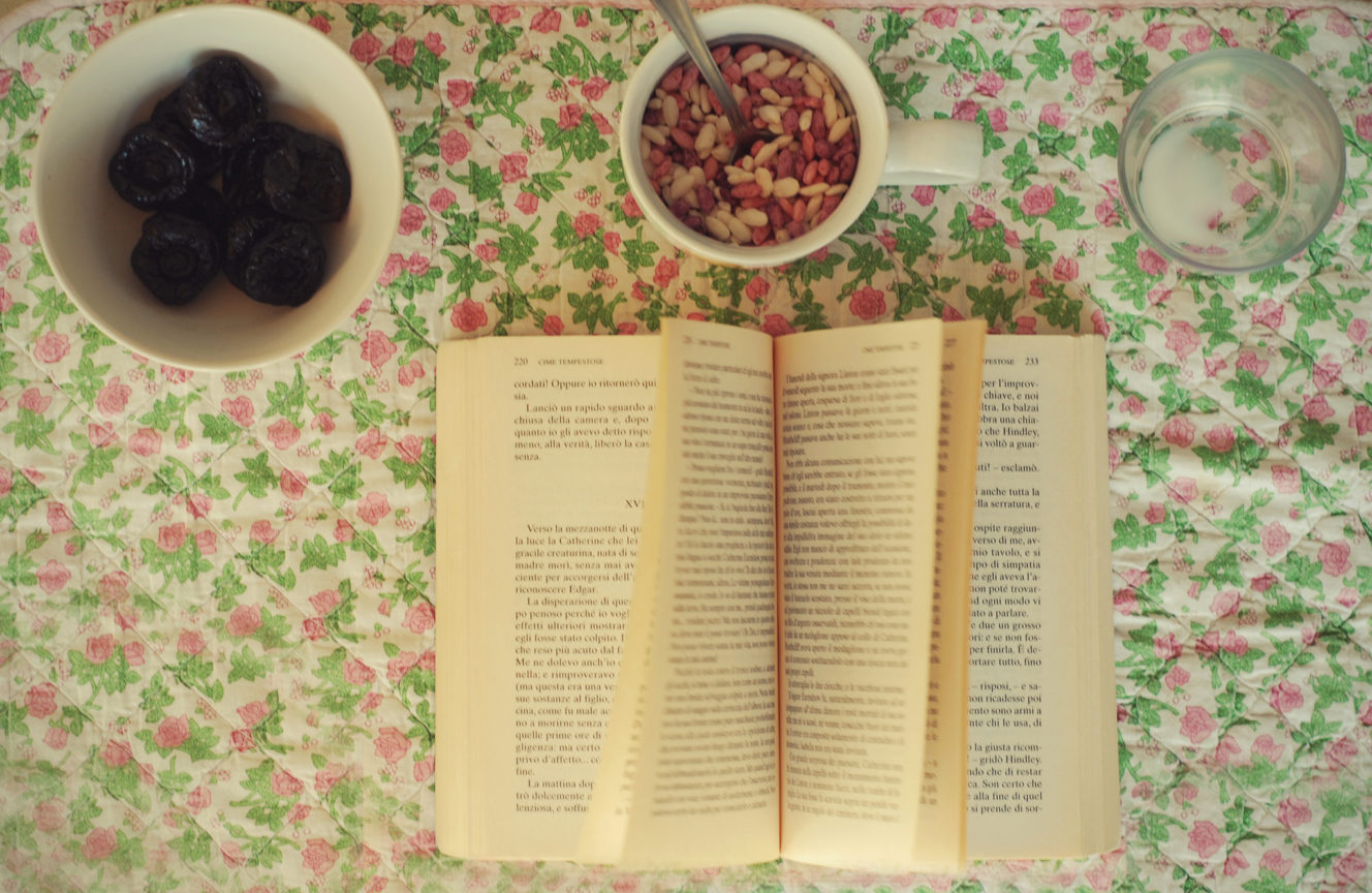 food and books