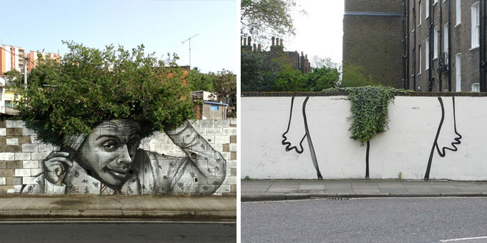 street art interacts with nature coverimage