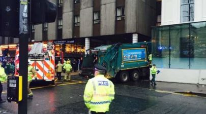 glasgow bin lorry crash