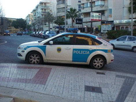police car spain