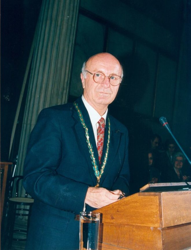 trichopoulos at his inaugural speech in the academy of athens