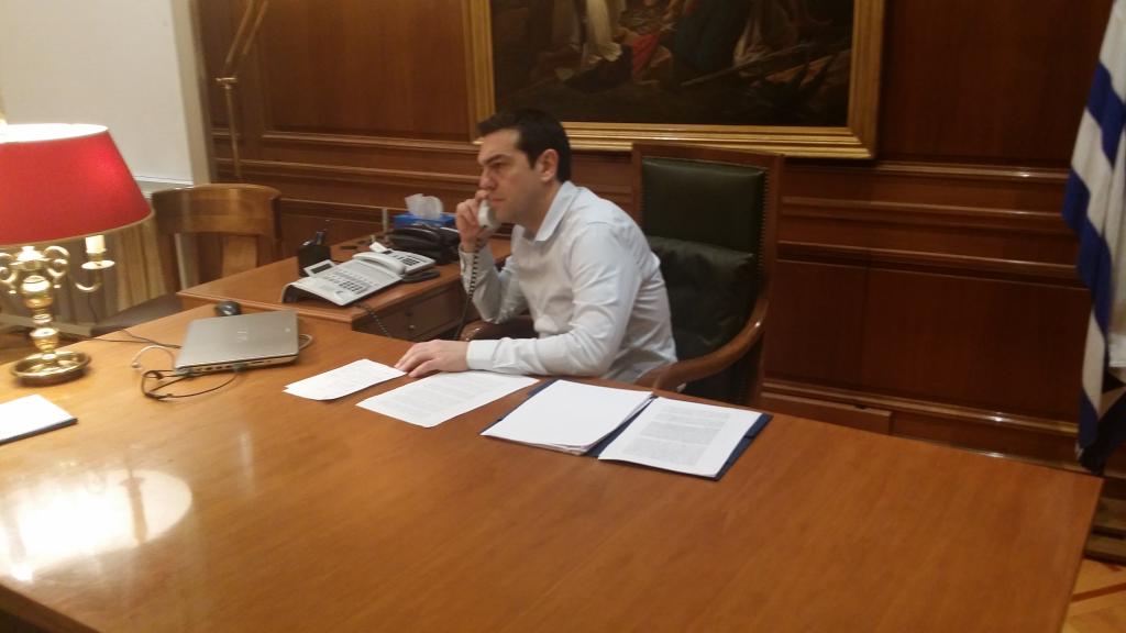 tsipras tilefono
