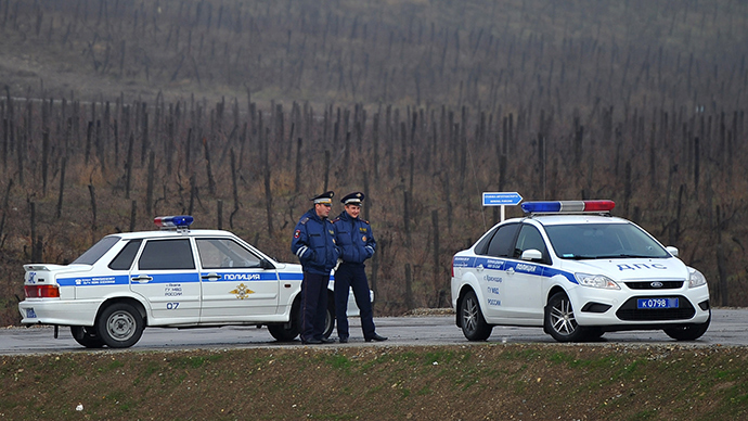 russia police car