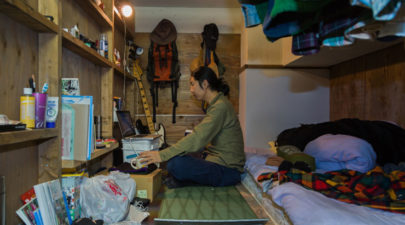capsule hotel home photography enclosed living small won kim japan 4