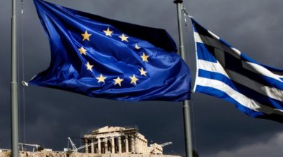 greece euro flags