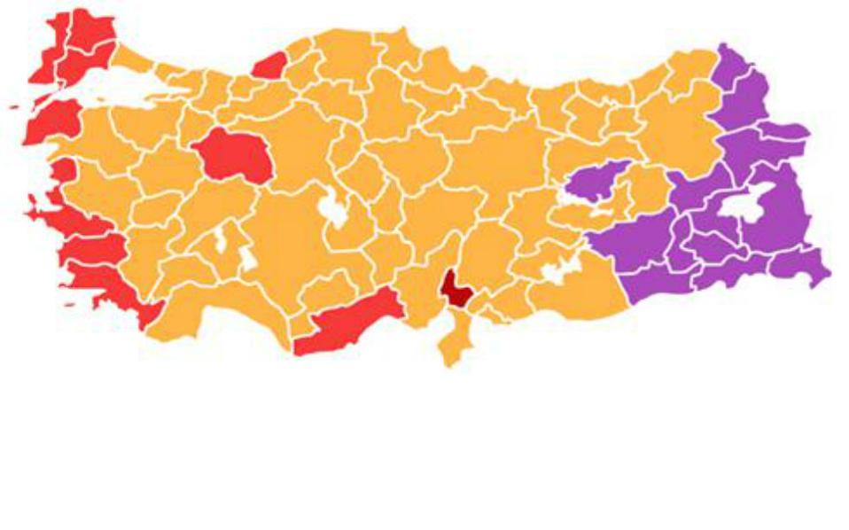 map turkey elections