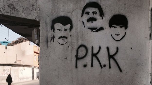 PKK graffiti in Cizre