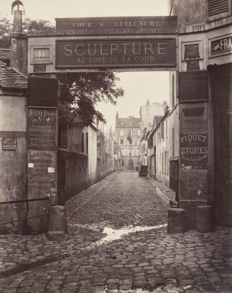 Banks of the Bièvre River at the Bottom of the Rue des Gobelins (Fifth Arrondissement), 1862