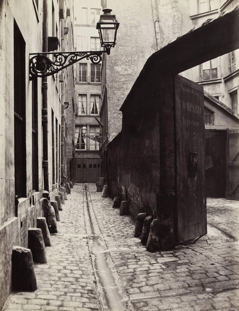 Impasse de la Bouteille, Fom the Rue Montorgeuil (Second Arrondissement), 1865–68
