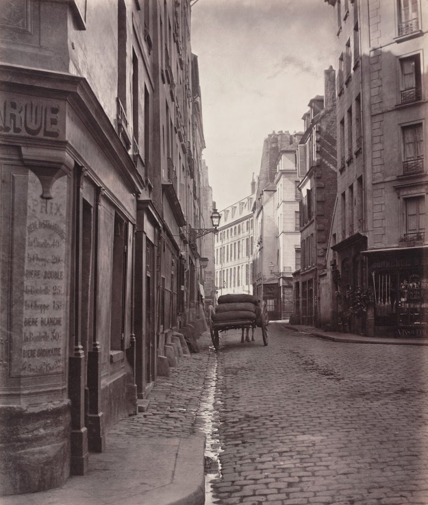 Rue de la Bûcherie From the Cul de Sac Saint-Ambroise (Fifth Arrondissement), 1866–68