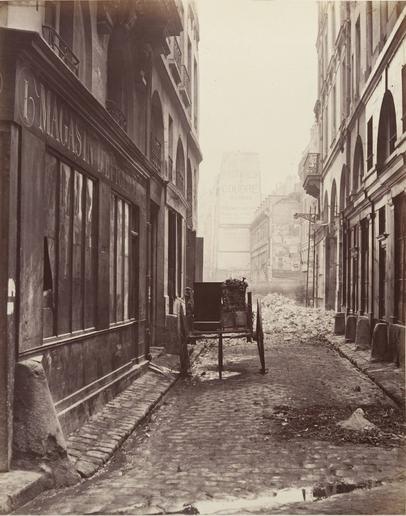 The no-longer existing rue Estienne in the 1st Arrondissement, 1862-1865.