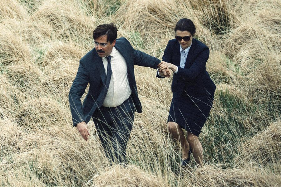 colin farrell and rachel weisz in the lobster