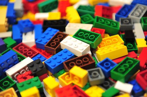 lego bricks pile