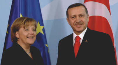 merkel with erdogan