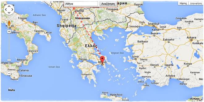 greece maps geocoding