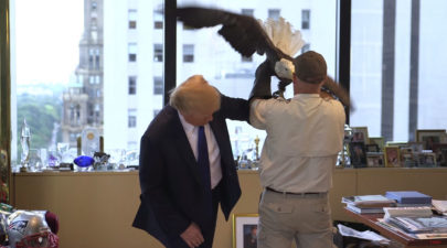 bald eagle attacks trump photo shoot time magazine 6