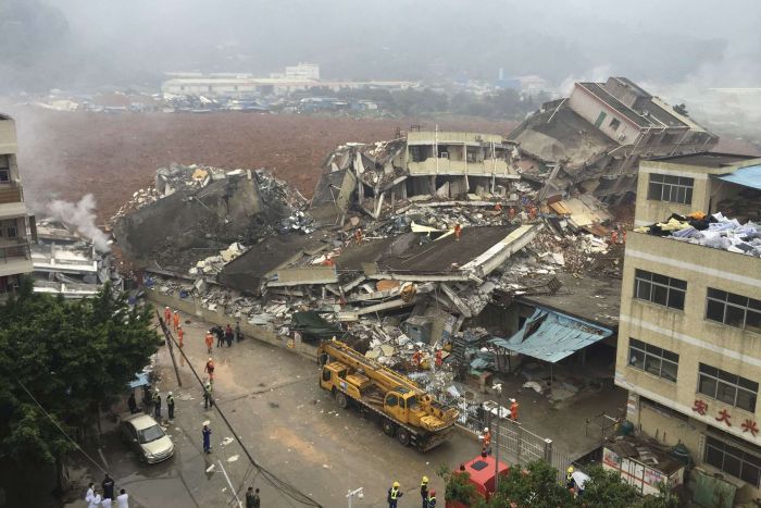 china landslide
