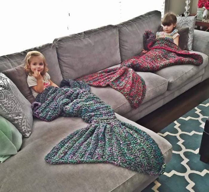 crocheted mermaid tail blankets melanie campbell 8