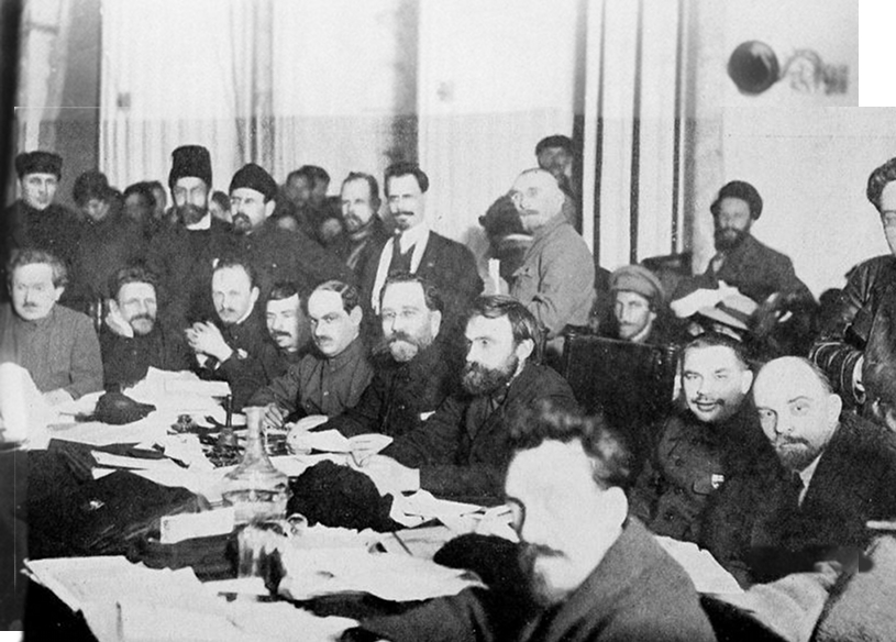 presidium of the 9th congress of the russian communist party bolsheviks