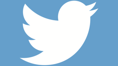 alltwitter twitter bird logo white on blue