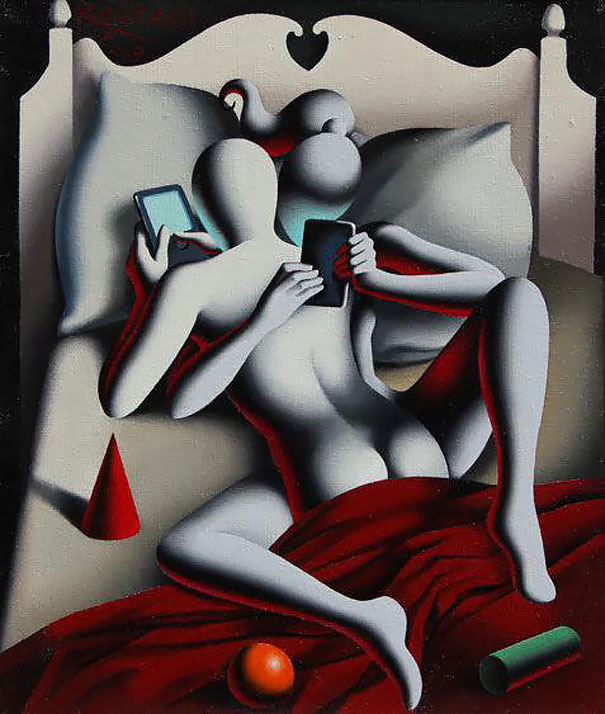 powerful illustrations addiction technology