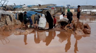 Συρία πλημμύρες βροχές