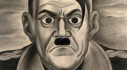 Adolf Hitler. Drawing by A.L. Tarter 194 . Wellcome V0010666