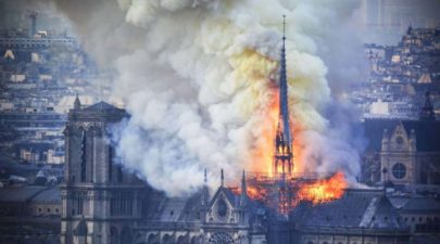 DJI drones helped firefighters to put out Notre Dame inferno 1