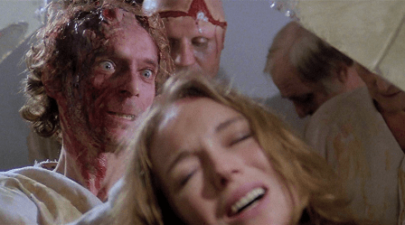 The Beyond 1981 reviews horror film movie Italian zombies Catriona MacColl