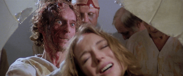 The Beyond 1981 reviews horror film movie Italian zombies Catriona MacColl