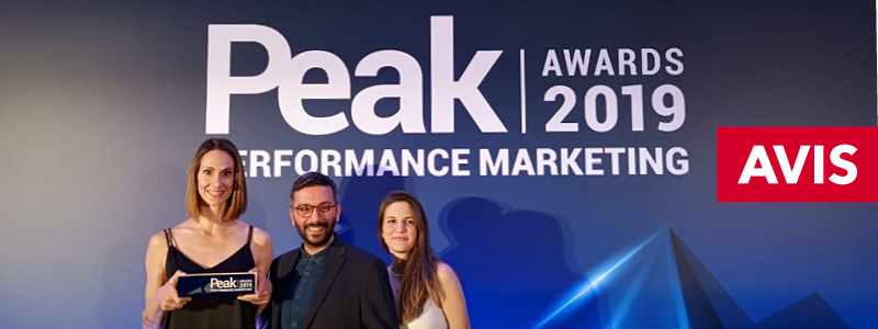 Διπλή διάκριση της Avis στα PEAK Performance Marketing Awards 1