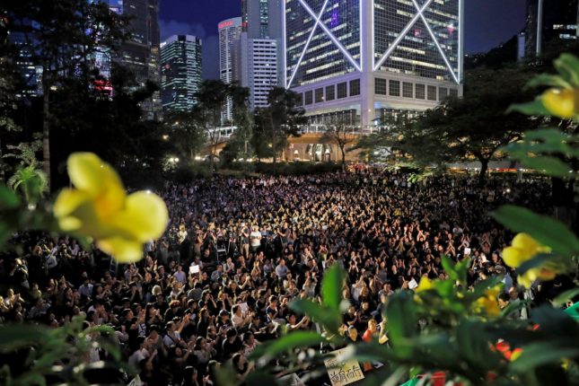 AP Hong Kong Rally
