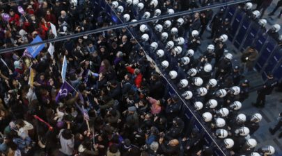 AP Tourkia Turkey Violence Against Women Protest