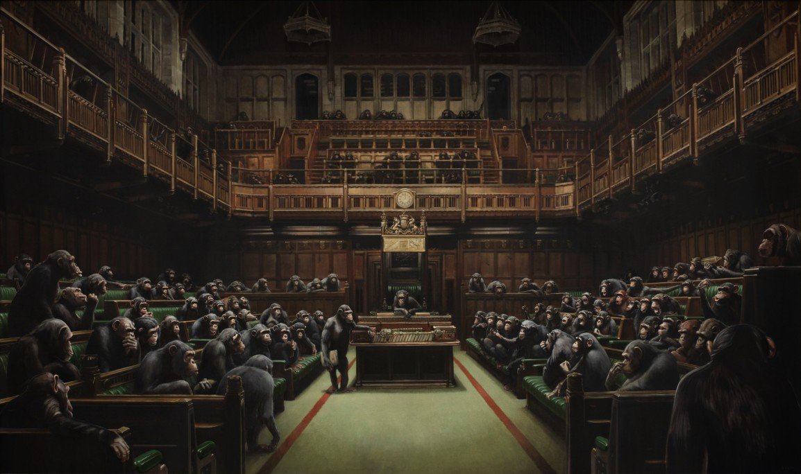 Twitter Banksy Devolved Parliament