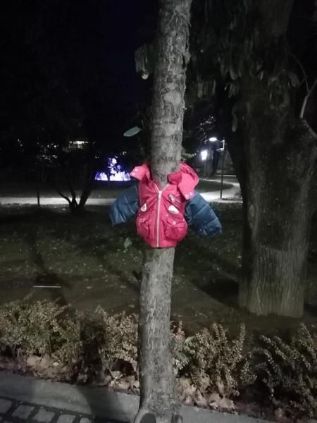 Έδεσσα: Μπουφάν στα δέντρα για να μη μείνει κανείς στο κρύο