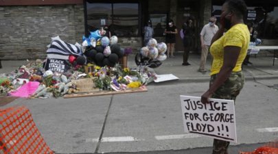 justice for George Floyd AP memorial