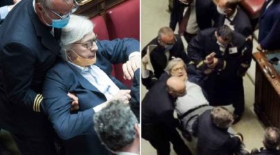 Vittorio Sgarbi espulso dalla Camera
