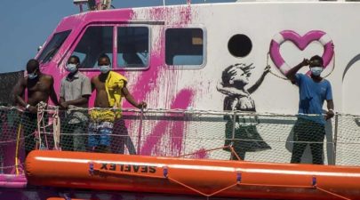 europe migrants banksy boat 417887d6 e94e 11ea b931 a708c0ef05a7 1
