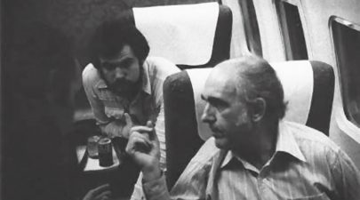 14 PL Στις 16 Αυγούστου 1974 ο Ανδρέας Παπανδρέου στο αεροπλάνο της επιστροφής e e