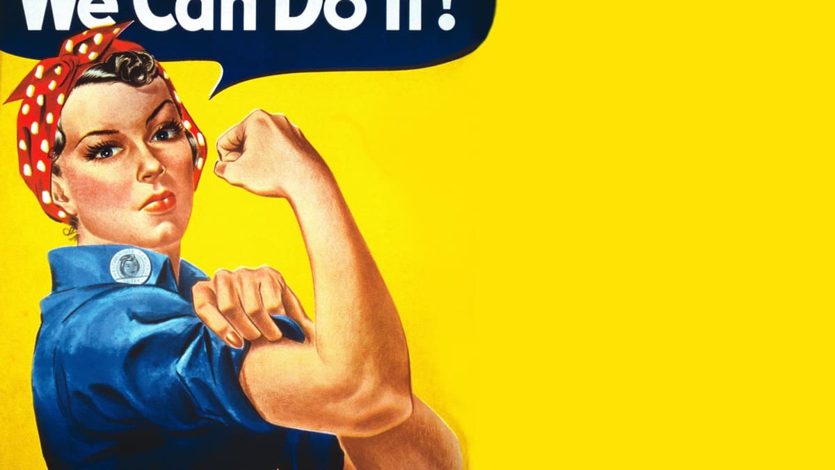 we can do it rosie the riveter wallpaper 2