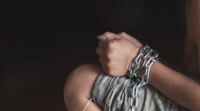 depositphotos 292342500 stock photo children are tied with chains