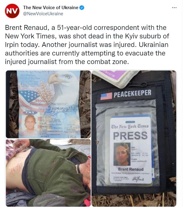 ukraine dead journalist