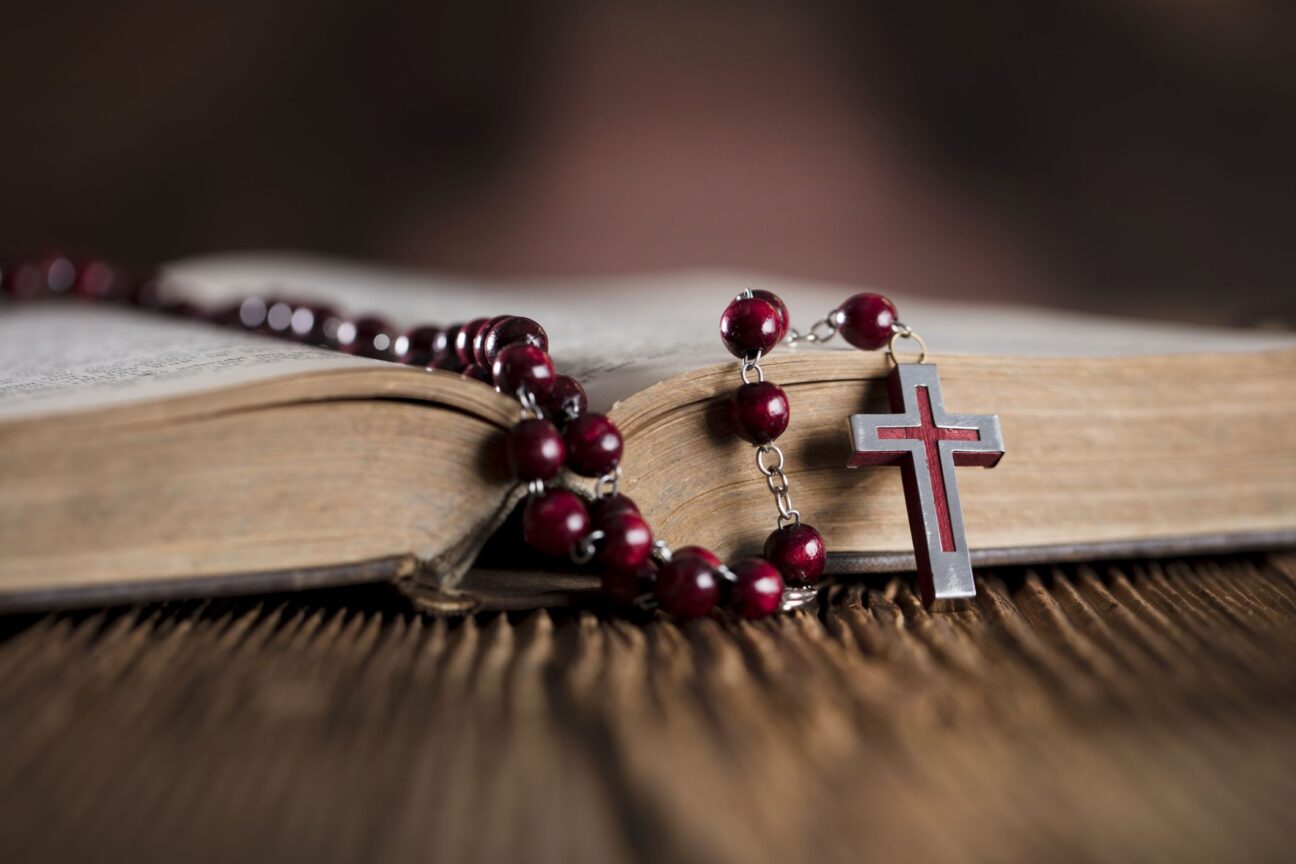 rosary beads stock getty