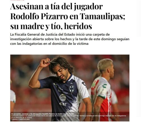 Φωτογραφία για: ΑΕΚ: Σοκ για τον Πισάρο - «Δολοφόνησαν τη θεία και τραυμάτισαν τη μητέρα του στο Μεξικό» 2 Πισάρι