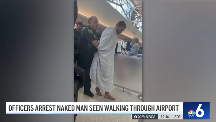 Drunk naked man seen strolling through Fort Lauderdale airport arrested BSO 0 26 screenshot