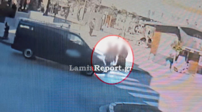 LamiaReport.gr Κάμερα κατέγραψε την παράσυρση στο κέντρο της πόλης 0 13 screenshot
