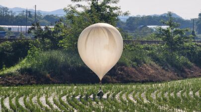 Korea balloon Reuters